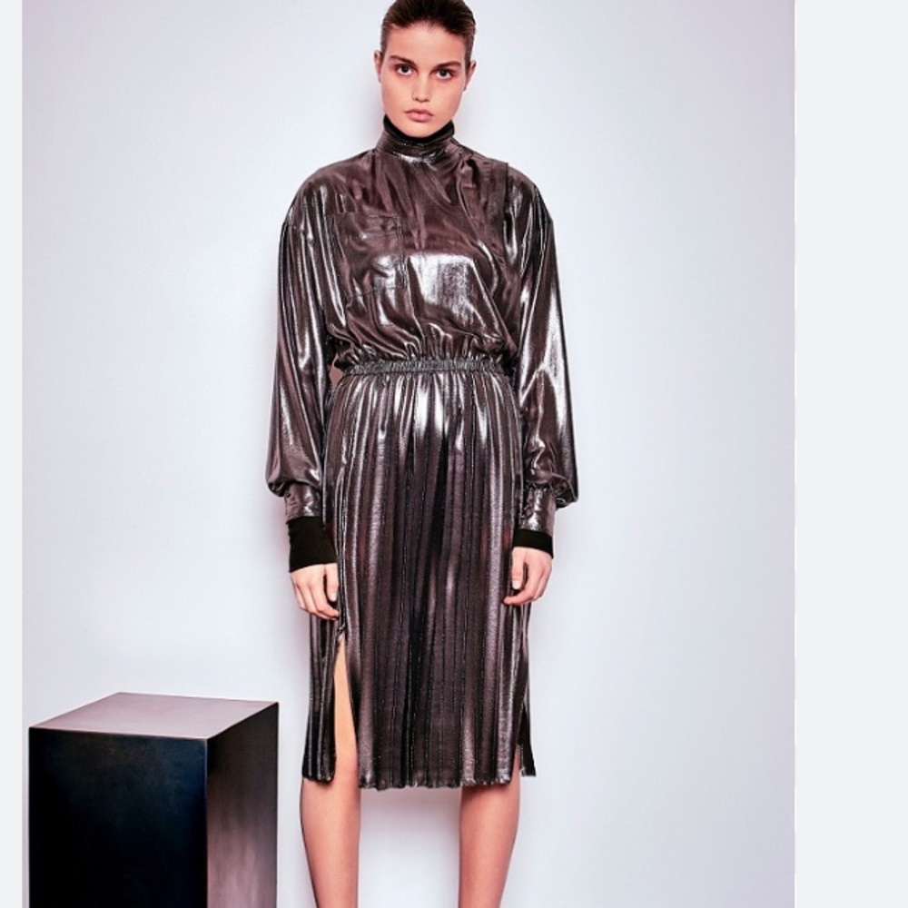 Isabel Marant Metallic Cocktail Dress